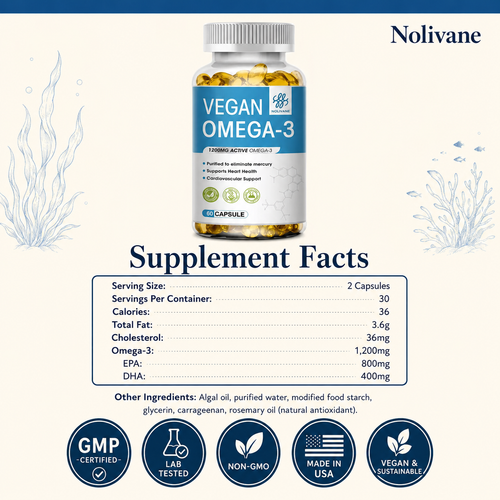 Omega 3+ Algal Oil Capsules