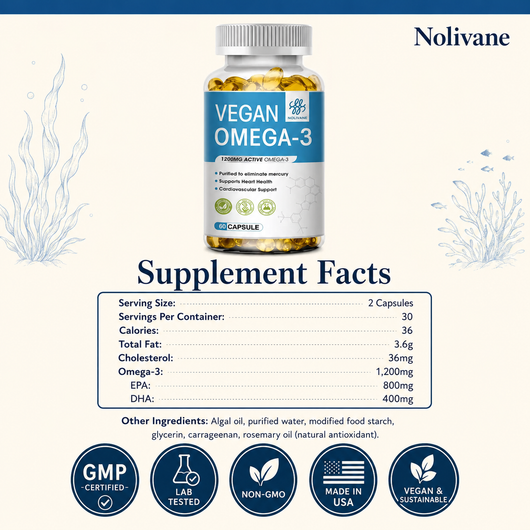 Omega 3+ Algal Oil Capsules