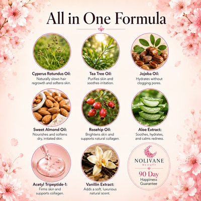 Nolivane No. 01 — Cyperus Rotundus Hair Reduction Oil