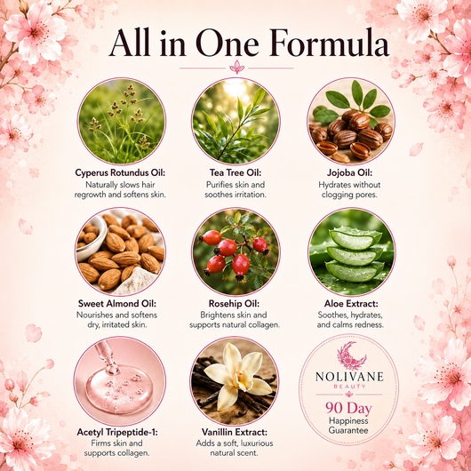 Nolivane No. 01 — Cyperus Rotundus Hair Reduction Oil