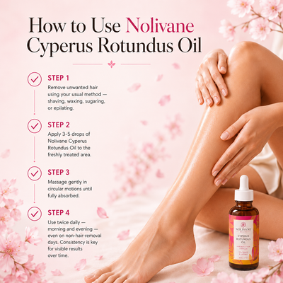 Nolivane No. 01 — Cyperus Rotundus Hair Reduction Oil