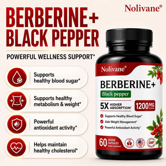 Berberine+  Black Pepper Capsules