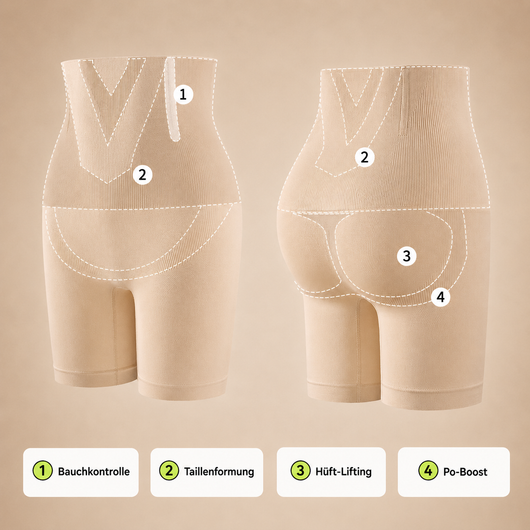 Nolivane No. 01 — 360° Comfort-Hold Shaping Shorts