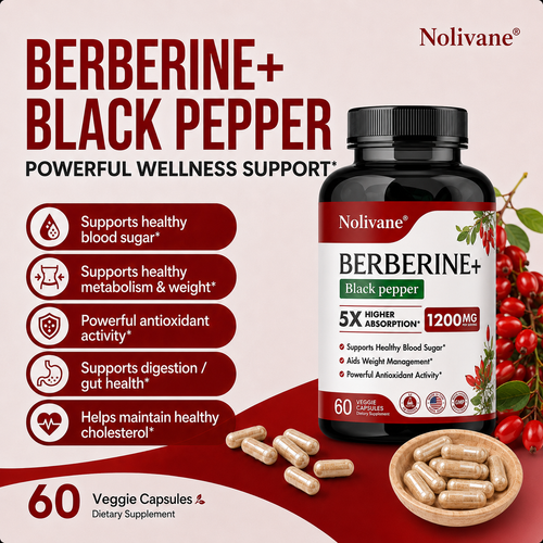 Berberine Black Pepper Capsules